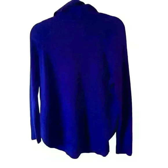 Croft & Barrow royal blue knit Sweater Size Small - Picture 2 of 4